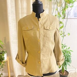 Jones New York Light Brown Utility Jacket